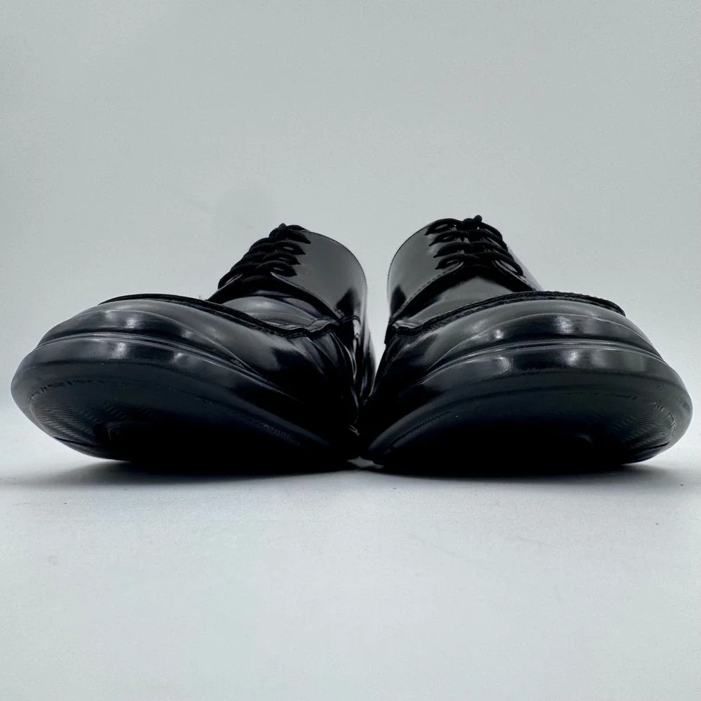 Cole Haan Air‎ Giraldo Mens 11M Black Leather Apron Toe Oxford Shoes C06749